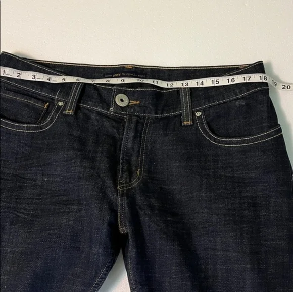 Levi's Classic Indigo Denim 542 Tilted Flare size 14 - Picture 10 of 15